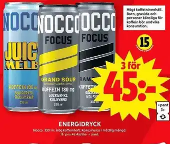 ICA Maxi Energidryck erbjuda