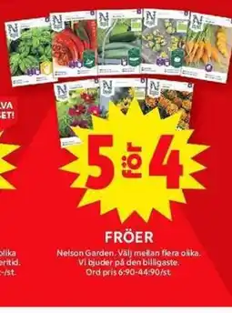 ICA Maxi Fröer erbjuda