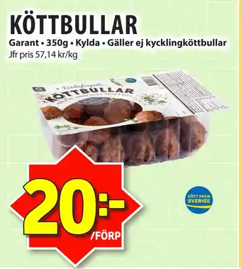 Matvärlden Tensta KÖTTBULLAR erbjuda