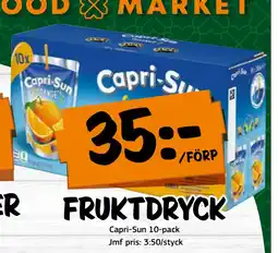 Bazaar Food market FRUKTDRYCK erbjuda