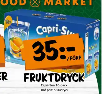 Bazaar Food market FRUKTDRYCK erbjuda