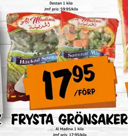 Bazaar Food market FRYSTA GRÖNSAKER erbjuda