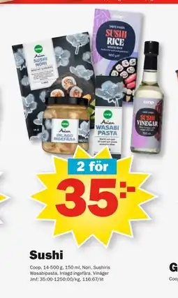 Pekås Sushi erbjuda