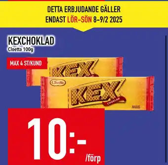 Matdax KEXCHOKLAD erbjuda