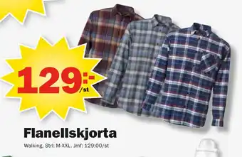 Pekås Flanellskjorta erbjuda