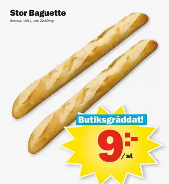 Pekås Stor Baguette erbjuda