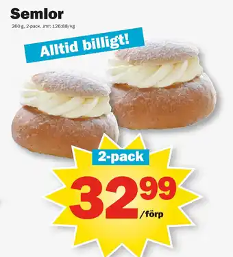 Pekås Semlor erbjuda