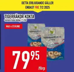 Matdax TIGERRÄKOR KOKTA erbjuda