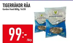 Matdax TIGERRÄKOR RÅA erbjuda