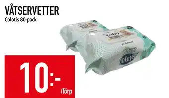 Matdax VÅTSERVETTER erbjuda