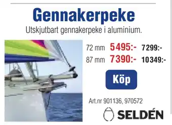 Erlandsons Brygga Gennakerpeke erbjuda