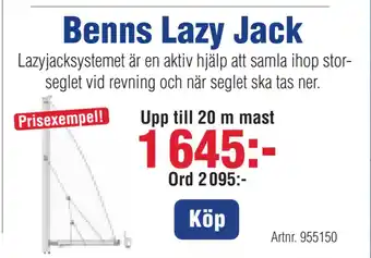 Erlandsons Brygga Benns Lazy Jack erbjuda