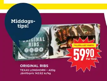 Willys Hemma ORIGINAL RIBS erbjuda