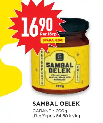 Willys Hemma SAMBAL OELEK erbjuda