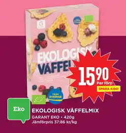 Willys Hemma EKOLOGISK VÅFFELMIX erbjuda