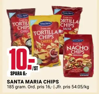 ÖoB SANTA MARIA CHIPS erbjuda