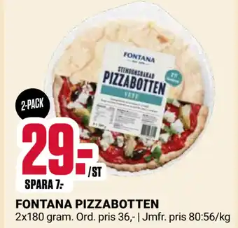 ÖoB FONTANA PIZZABOTTEN erbjuda