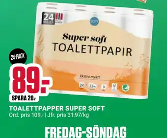 ÖoB TOALETTPAPPER SUPER SOFT erbjuda