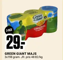 ÖoB GREEN GIANT MAJS erbjuda