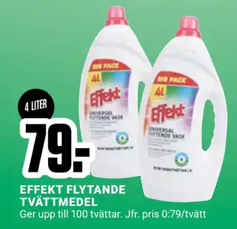 ÖoB EFFEKT FLYTANDE TVÄTTMEDEL erbjuda