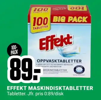 ÖoB EFFEKT MASKINDISKTABLETTER erbjuda