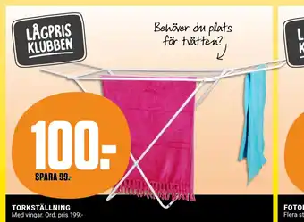 ÖoB TORKSTÄLLNING erbjuda