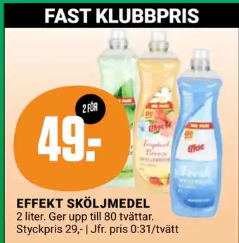 ÖoB EFFEKT SKÖLJMEDEL erbjuda