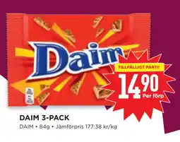 Willys Hemma DAIM 3-PACK erbjuda