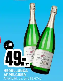 ÖoB HERRLJUNGA ÄPPELCIDER erbjuda