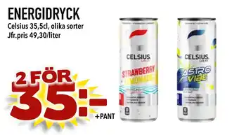 Nya Pulsen ENERGIDRYCK erbjuda