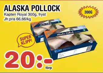 Nya Pulsen ALASKA POLLOCK erbjuda