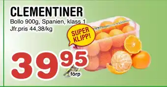 Nya Pulsen CLEMENTINER erbjuda