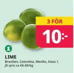 Tempo LIME erbjuda