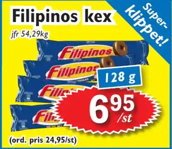 T-jarlen Filipinos kex erbjuda