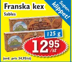 T-jarlen Franska kex erbjuda