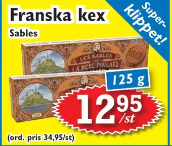 T-jarlen Franska kex erbjuda