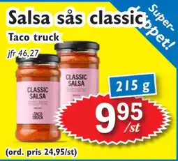 T-jarlen Salsa sås classic erbjuda