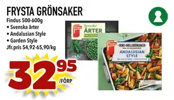 Prisma Mat FRYSTA GRÖNSAKER erbjuda