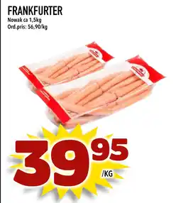 Din Mat FRANKFURTER erbjuda