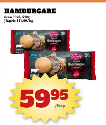 Bonum Matmarknad HAMBURGARE erbjuda