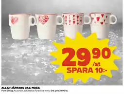 Coop Daglivs ALLA HJÄRTANS DAG-MUGG erbjuda