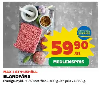 Coop Daglivs BLANDFÄRS erbjuda