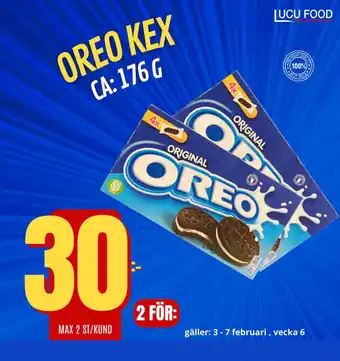 Lucu Food OREO KEX erbjuda