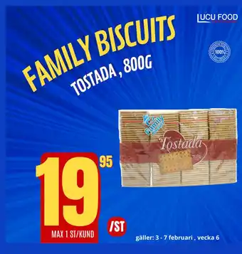 Lucu Food FAMILY BISCUITS erbjuda