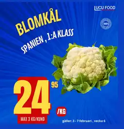 Lucu Food Blomkål erbjuda