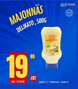 Lucu Food MAJONNÄS DELIKATO erbjuda