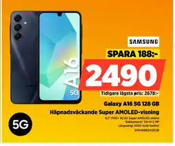 Power Galaxy A16 5G 128 GB erbjuda