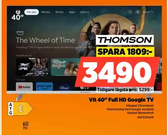 Power Vit 40 Full HD Google TV erbjuda