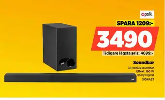 Power Soundbar erbjuda