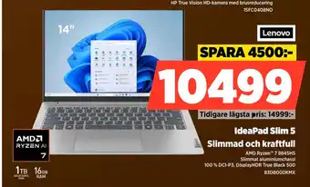 Power IdeaPad Slim 5 erbjuda